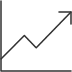 Icono grafico lineal